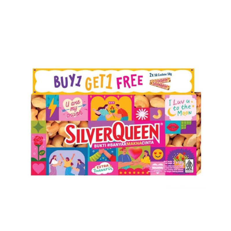 SILVERQUEEN CASHEW VALENTIN BUY1GET1