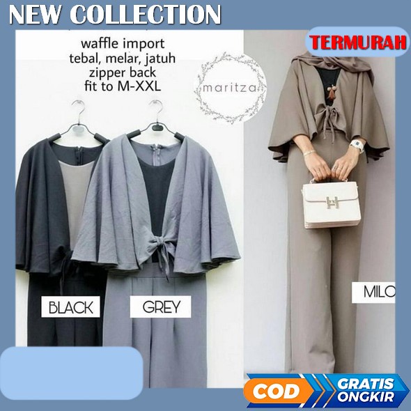 Bisa Cod'Airin Maxi / Baju Gamis 2022 Model Baru / Gamis Wanita Dewasa / Gamis Ibu Ibu / Baju Muslim