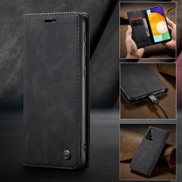 Casing Samsung Galaxy A33 A 33 5G Flip Case Dompet Kulit Lipat kartu