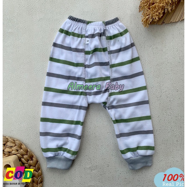 Isi 3 PCS Celana Bayi Baru Lahir Celana Pempers Panjang Usia 0-3 Bulan Almeera Baby and Kids