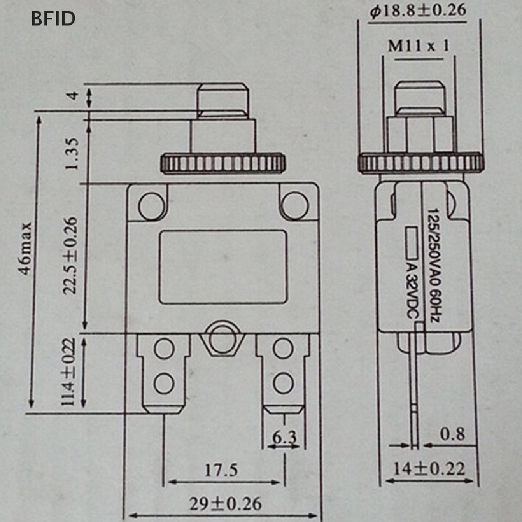 [BFID] Pemutus Arus Overload Protector Switch Fuse 3A 4A 5A 6A 8A 10A 15A 20A 30A [ID]