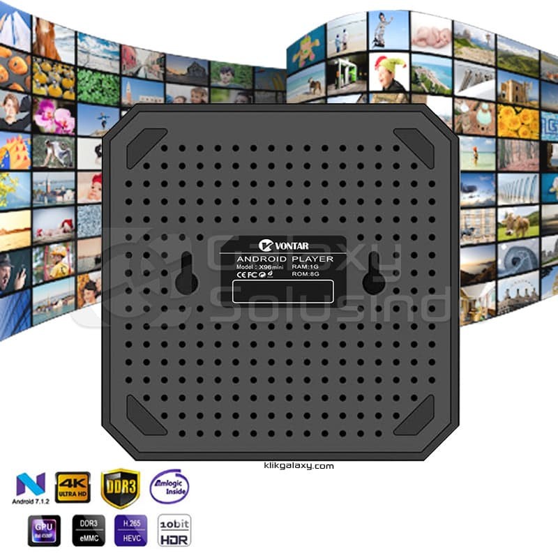 TV BOX X96 Mini 4K Ram 2GB ROM 16GB - Android TV Box