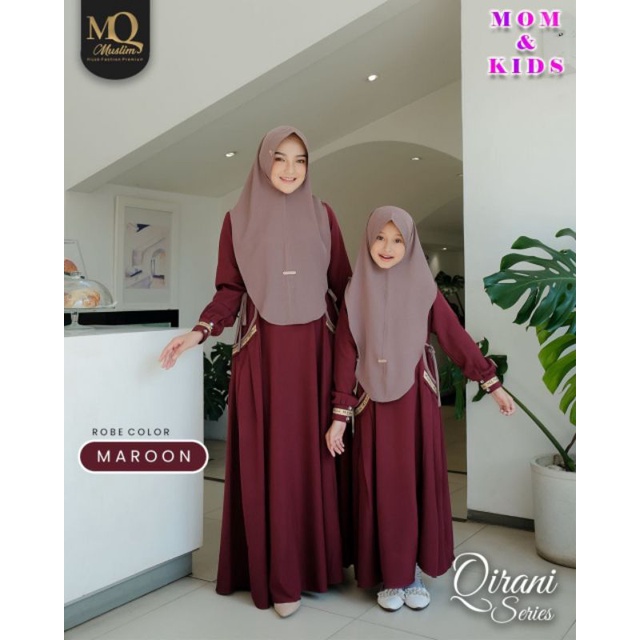 COD QIRANI MOM & KIDS BY MQ MUSLIM/GAMIS SET/GAMIS IBU ANAK