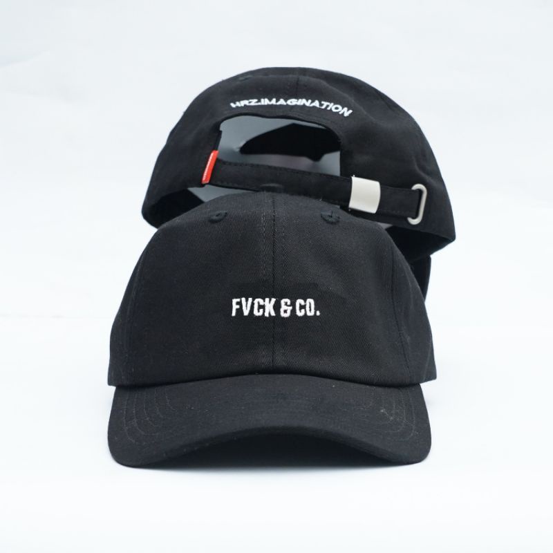 Omidoki Topi Polocaps Hitam Fvck &amp; Co