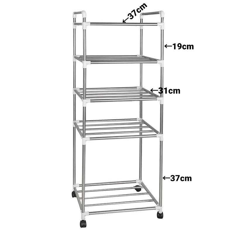 POLBEST Rak Tingkat Dapur Kitchen Storage Rack 5 Layer - 50801
