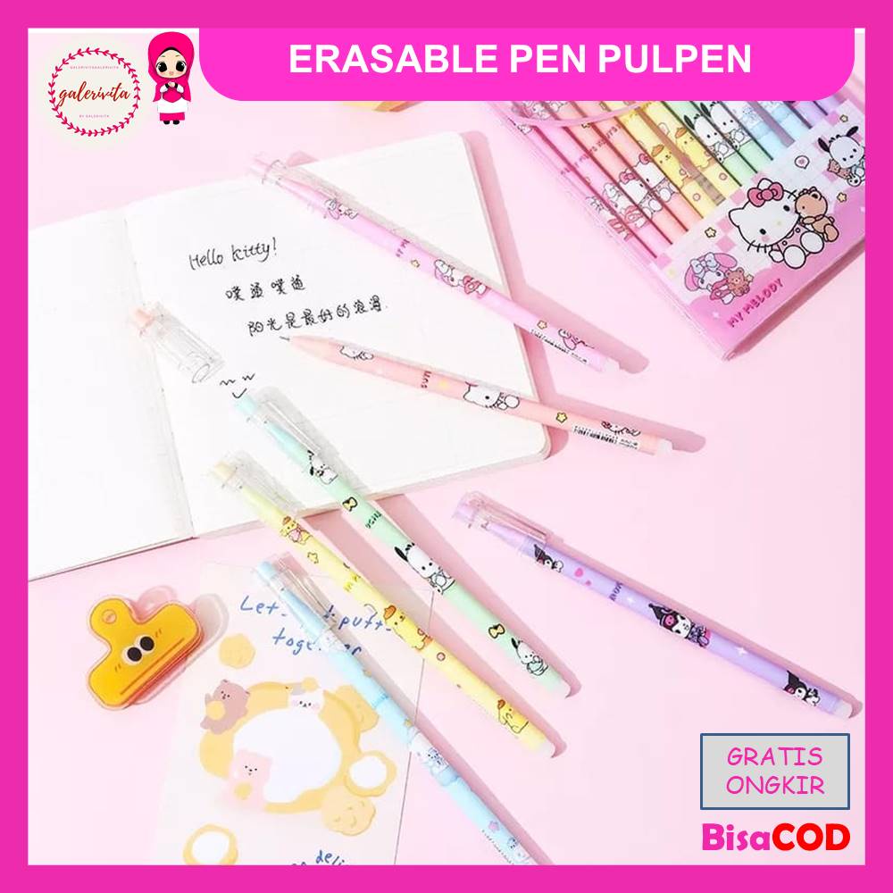 

Erasable Pen Pulpen Bisa Di Hapus Aesthetic Edition Premium Import