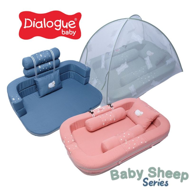 Dialogue Baby Kasur Bayi 3in1 Sofa Bayi Dan Kelambu Baby Sheep Series