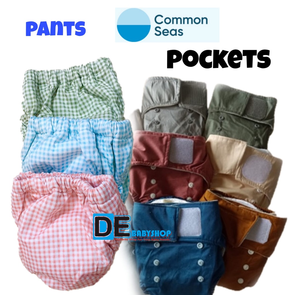 Clodi Popok Cuci Ulang Motif + FREE INSERT Cloth diaper Popok Kain Cuci Ulang Bayi Celana Popok Insert Cloth Diapers Pockets dan Pants