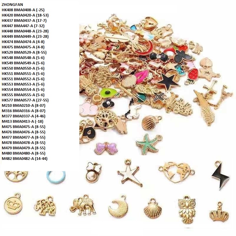 Charm Liontin Bentuk Unicorn / Mobil / Burung / Pohon Handmade Diy Untuk Aksesoris Kalung / Gelang Harga/30-150model