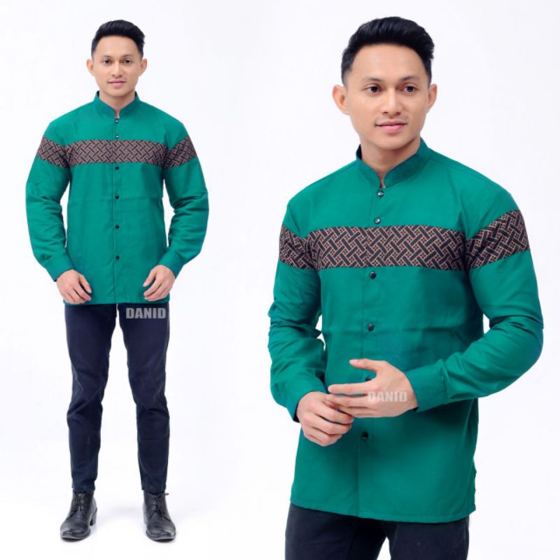 Baju Koko dewasa terbaru lengan panjang banyak warna