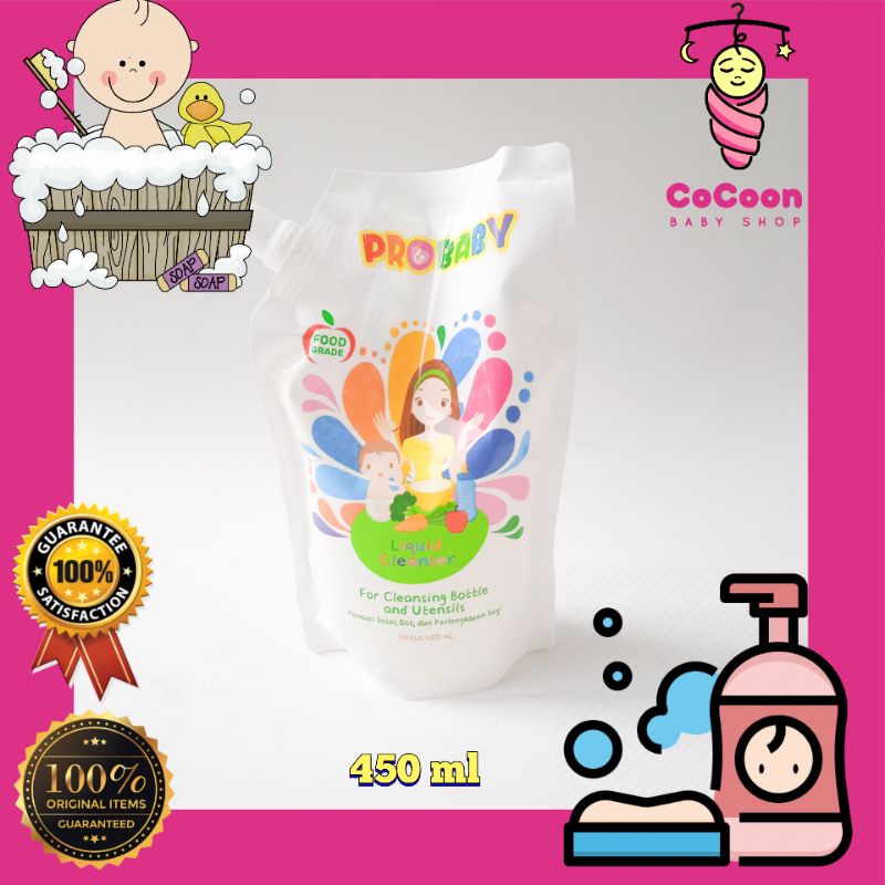 Sabun Cuci Piring Bayi Pro Baby Probaby Liquid Cleanser 450 ml 450ml