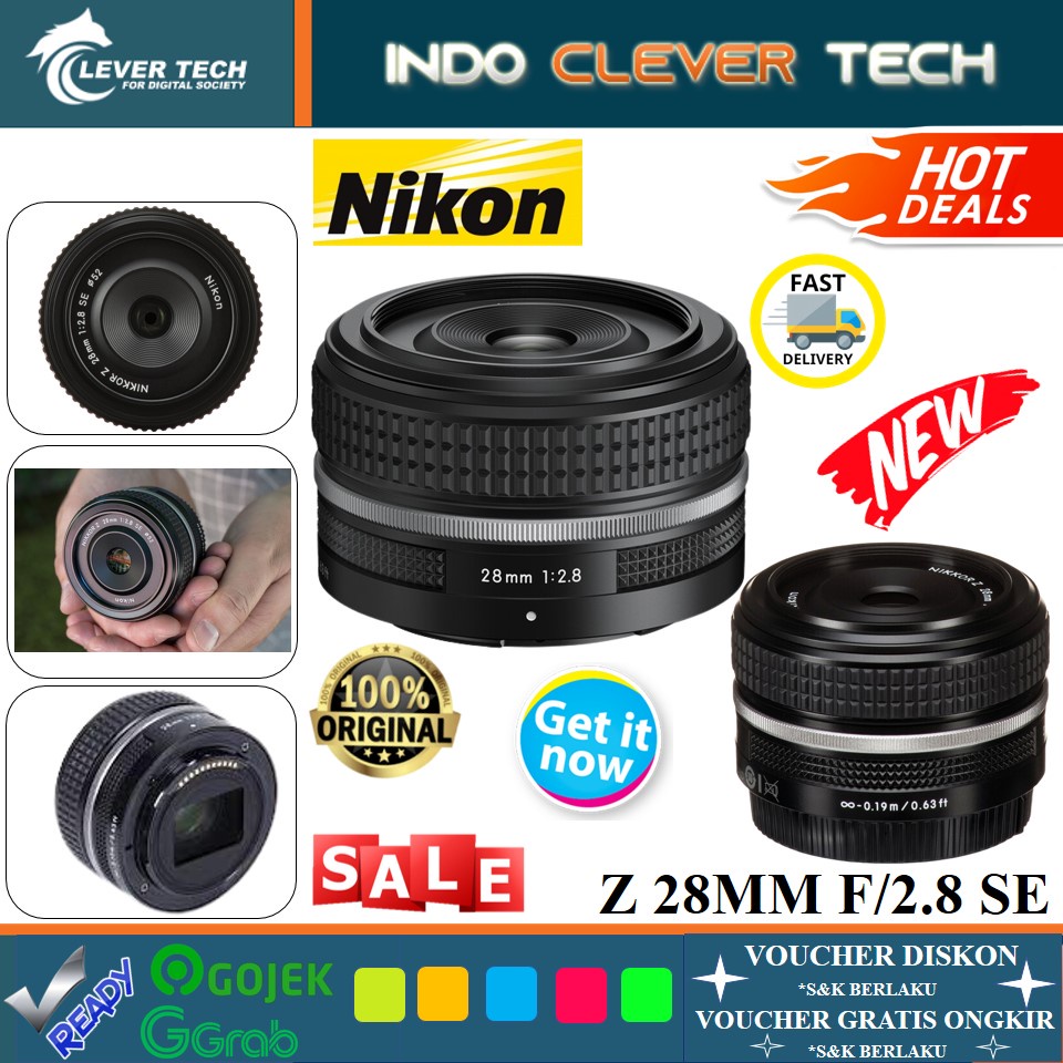 Nikon Z 28mm f2.8 (SE) FX Nikkor Z 28 mm f/2.8 SE Lensa GARANSI RESMI