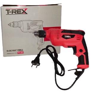 Mesin bor tangan t-rex variable speed 10mm bolak balik handle karet real