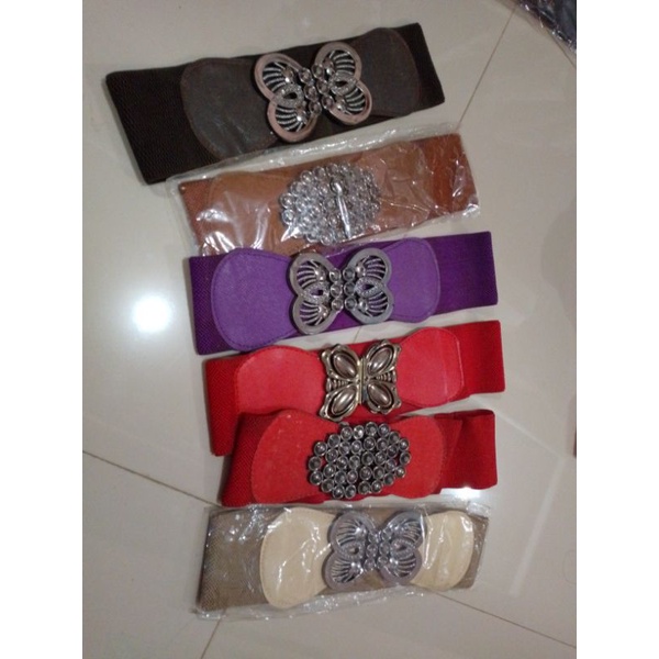 Belt ikat pinggang karet obi wanita fashion