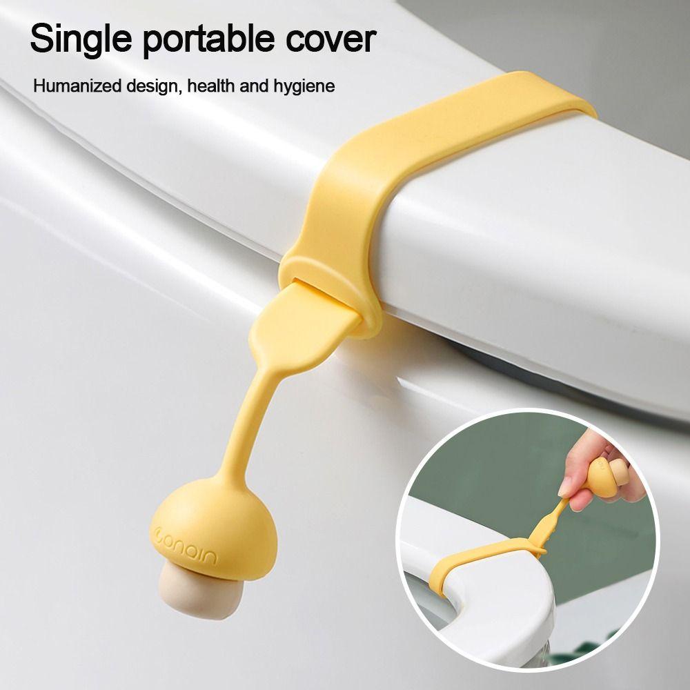 Solighter Toilet Lid Lifter Household Closestool Holder Bathroom Sanitary Toilet Lid Lift