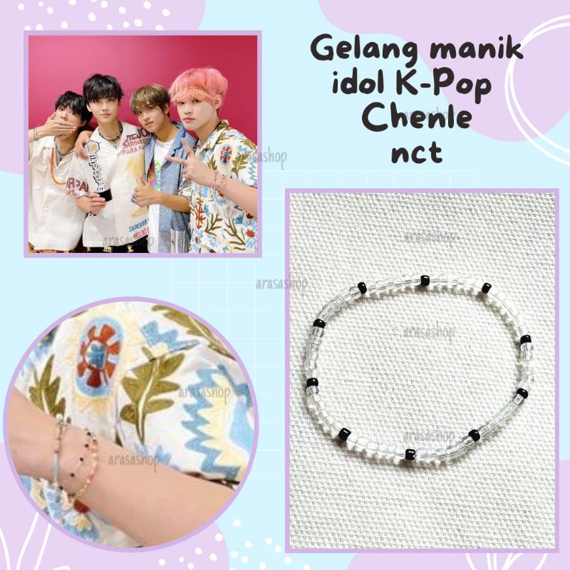 NCT Chenle beads bracelet | gelang tangan | gelang manik | gelang idol kpop | gelang nct | gelang ma