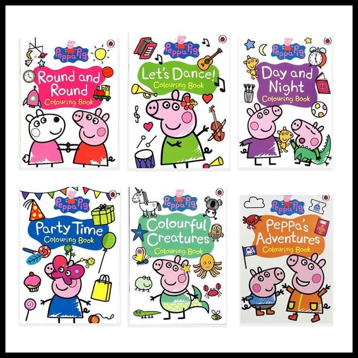 

Coloring Book Peppa Pig Buku Mewarnai Impor Anak