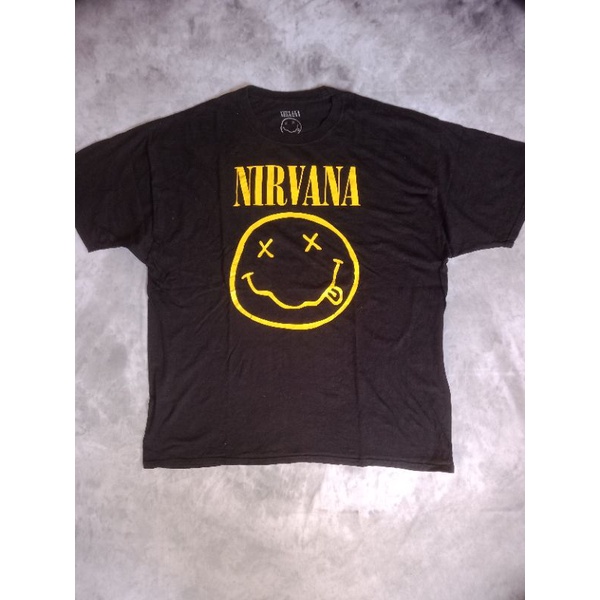 tshirt band Nirvana kaos band Nirvana original