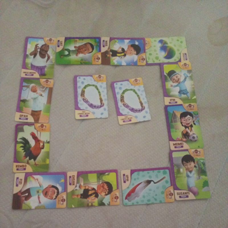 Photocard Upin Ipin Choki Choki