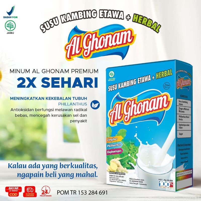 

Susu kambing etawa premium al-ghonam 200gr