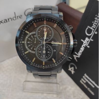 Jam PRIA ORIGINAL Alexandre Christie Ac 6350 MC All Stainless Steel