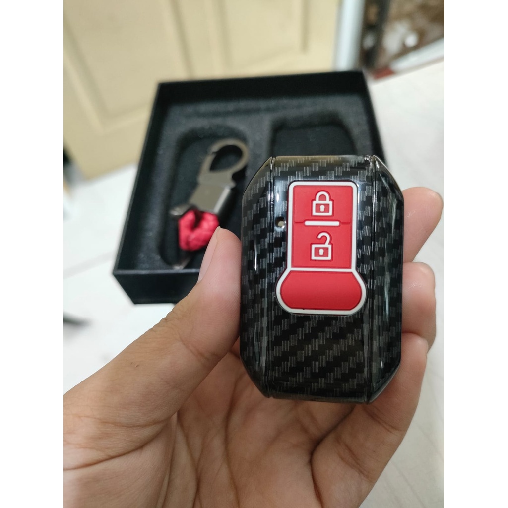 Case Cover key Casing Kunci Carbon All New Ertiga Baleno XL7