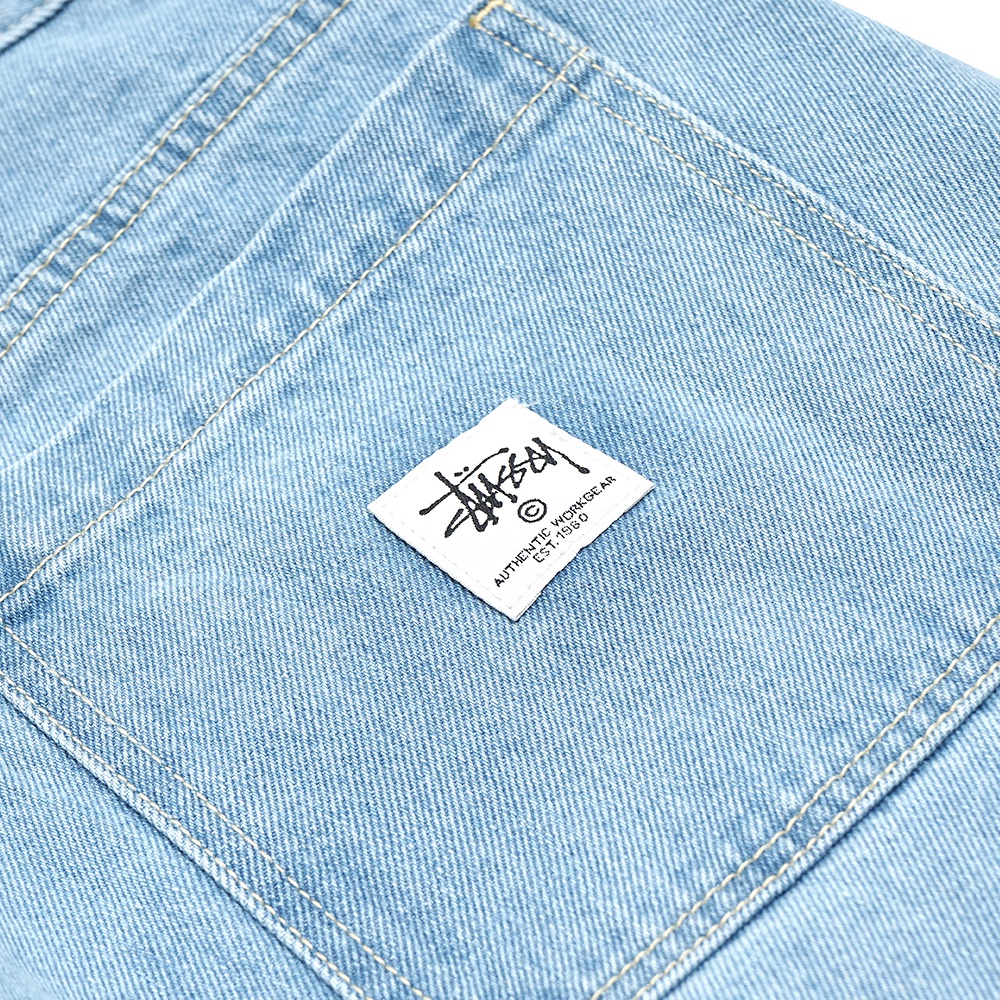 Stussy Double Knee Denim Pants Light Blue