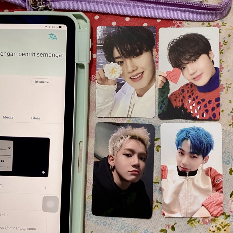 [BOOKED] Bundle Photocard Treasure Take All Only PC Hyunsuk Hoodie Hitam Fs Ktown Offline Fansign Ju