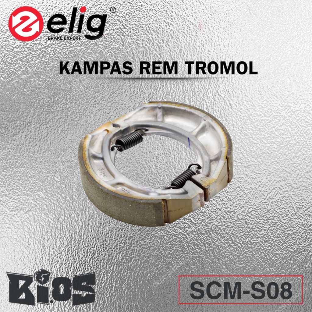 KAMPAS REM TROMOL ELIG SCM-S08 SUZUKI SKYDRIVE SKYWAVE SPIN HAYATE ORIGINAL 100%