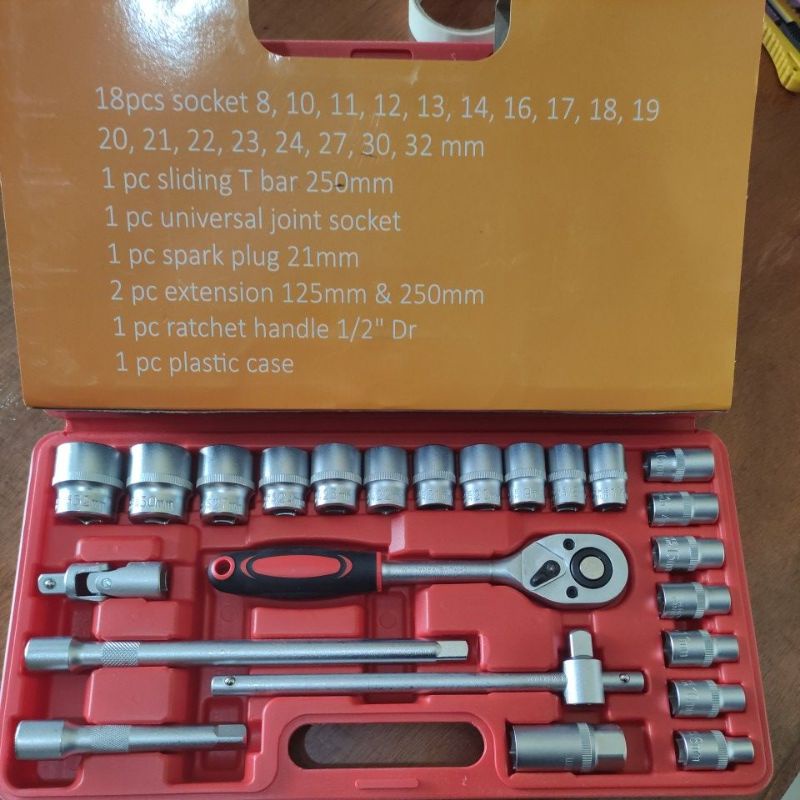 sock set MEIJER 8-32 (25pc) /mata sock set 8-32/ socket set 25pc meijer CHROME VANADIUM
