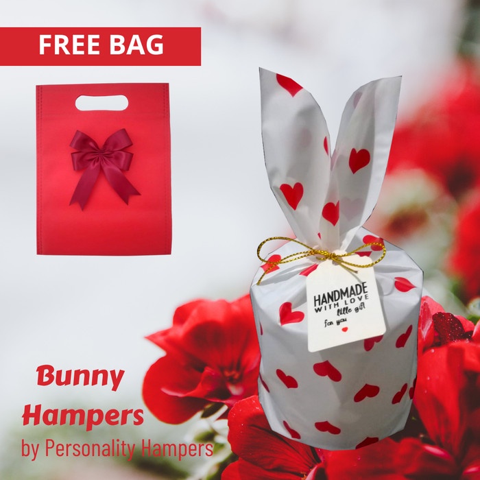 

Terlaris ✨ - Mini Hampers Cookies Special Bunny Bag Red Love Edition 2.1.23