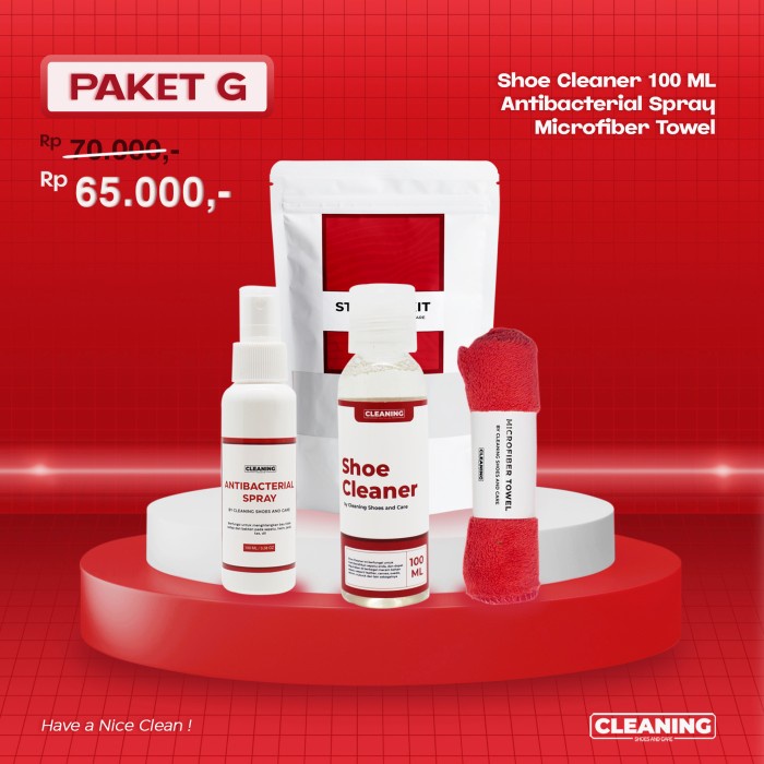 Starter Kit by CLEANING SHOES AND CARE | Pembersih Sepatu | Paket G
