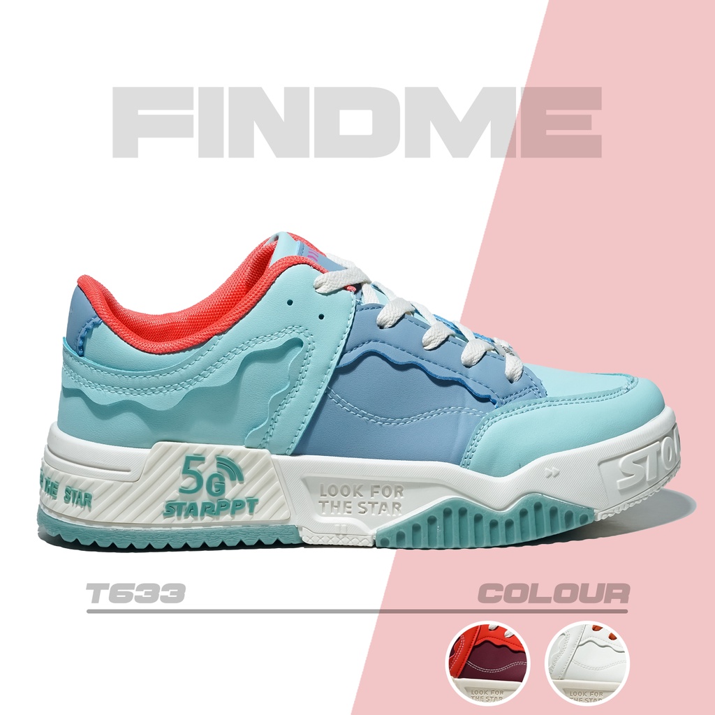 SNEAKERS WANITA KEKINIAN TRENDY NEW NORMAL STYLE SO COOL BAHAN PU IMPORT T633