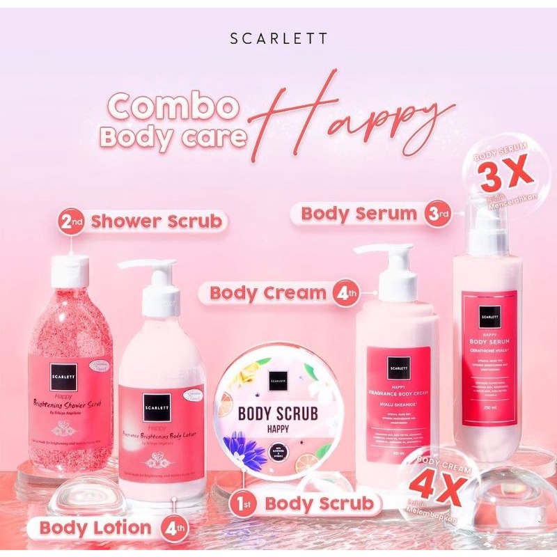 SCARLETT WHITENING HAPPY SERIES