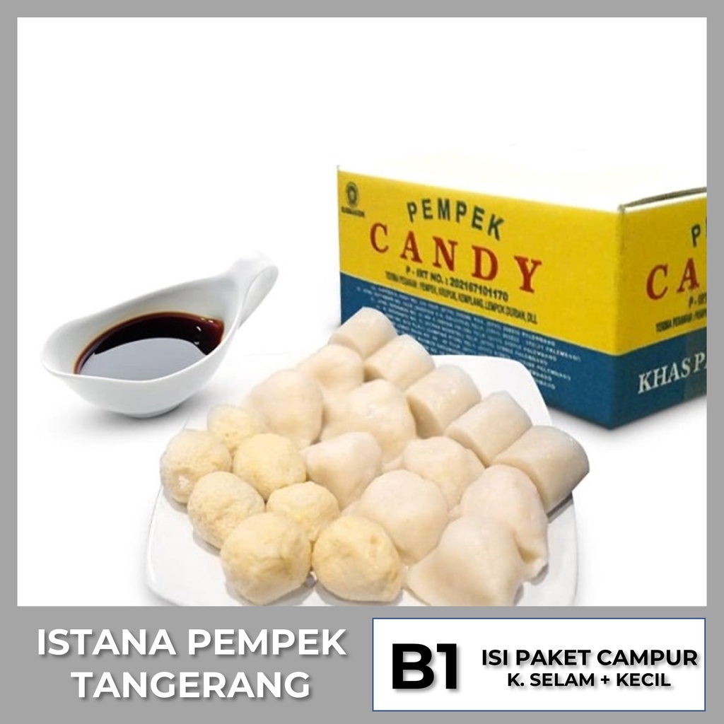 Pempek Candy B1 Store Jakarta B1 (Campur KS dan Kecil)