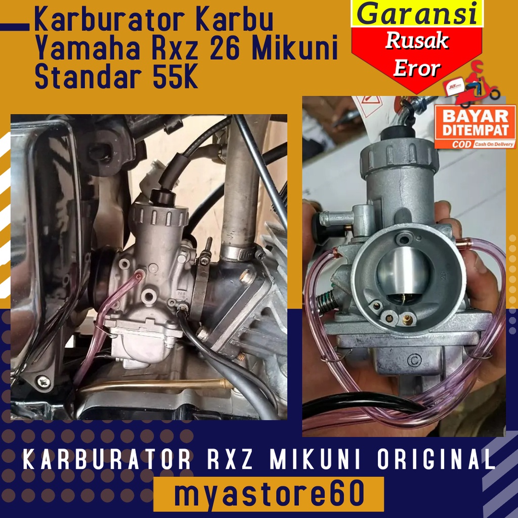 (ASLI) MIKUNI KARBURATOR RXZ ORIGINAL Yamaha Rxz 26 Mikuni Standar 55K