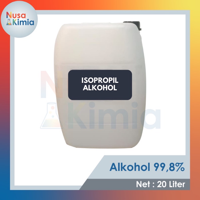 (Instan Only) Alkohol 99,8% - Alkohol 99,8 Persen - Alkohol Pembersih - Disinfektan 20 Liter