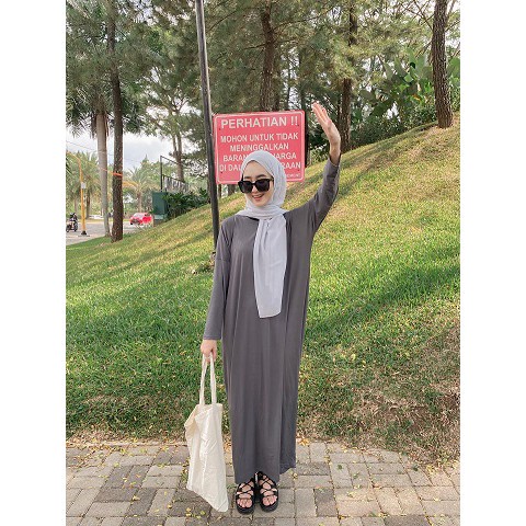 Basic Longsleeves Dress Busui NON Busui Inner