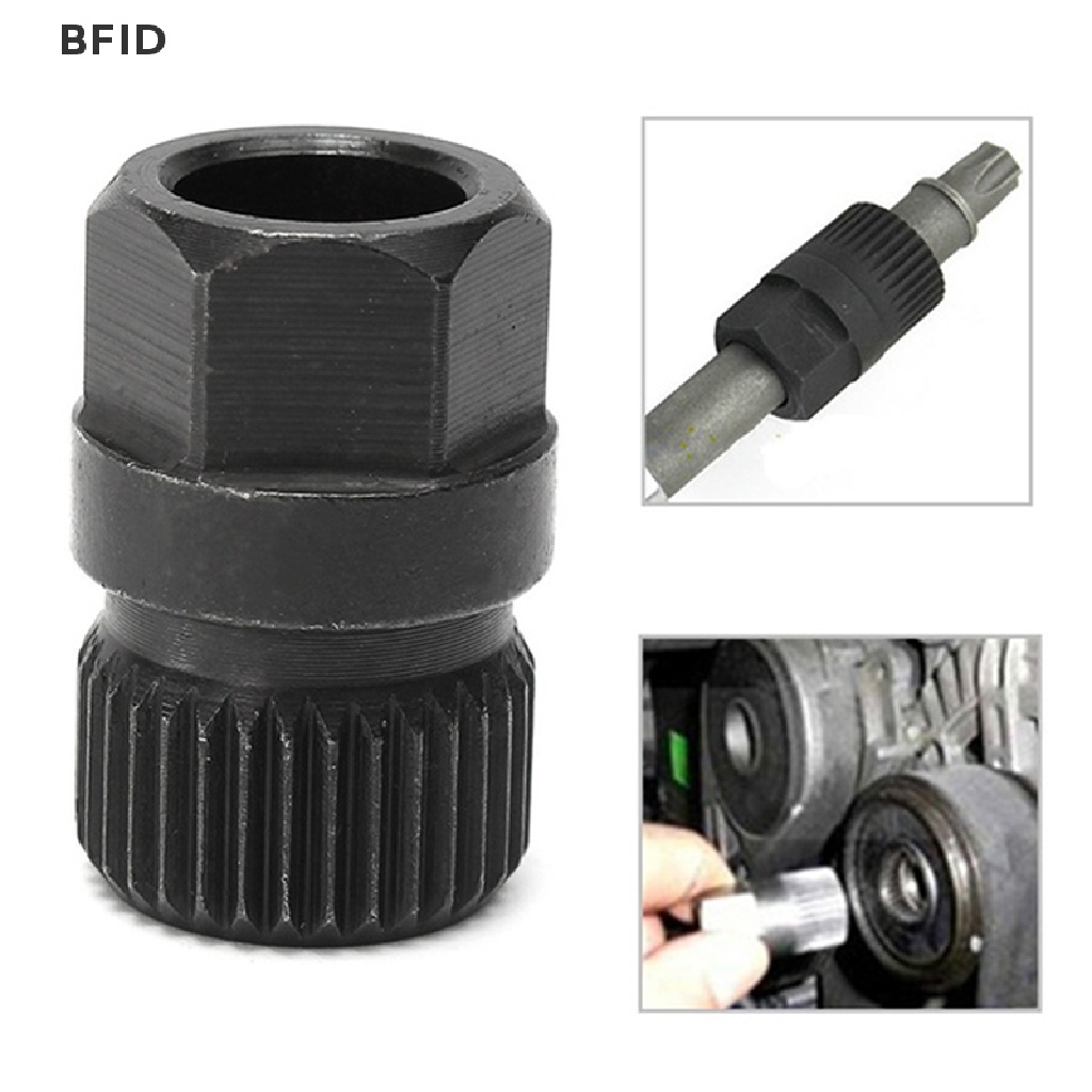 [BFID] Kopling 33spline Alternator Free Roda Pulley Alat Pelepas Kit Untuk VW/AUDI/FORD [ID]