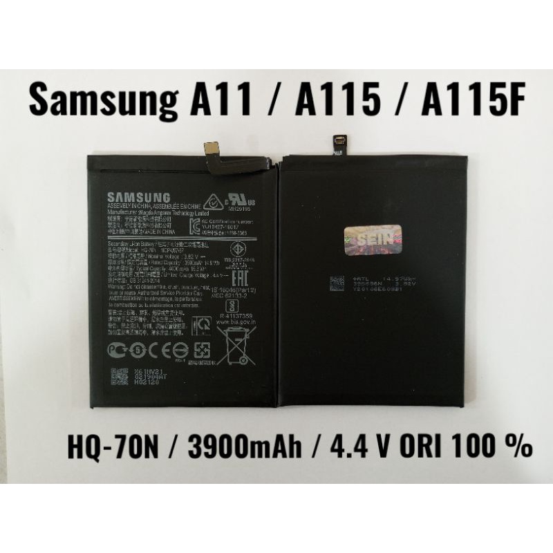 Ori 100 % Samsung Galaxy A11 - A115 - A115F - Batrei Baterai