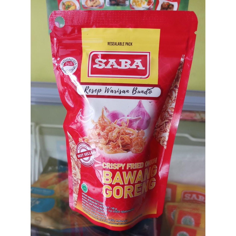 

SABA BAWANG GORENG 50GR