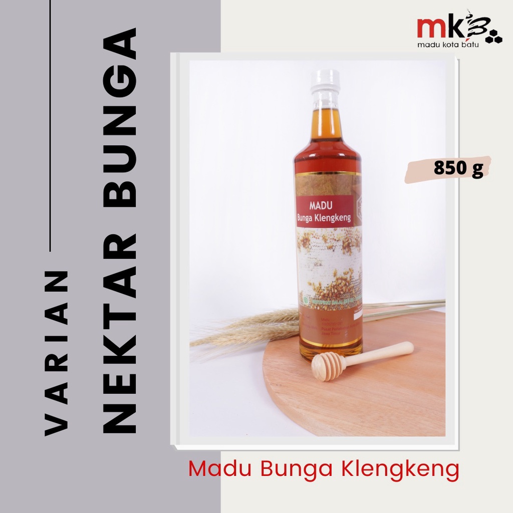 

Madu Kota Batu | Madu Asli Nektar Bunga Kelengkeng netto 850 g Botol Kaca