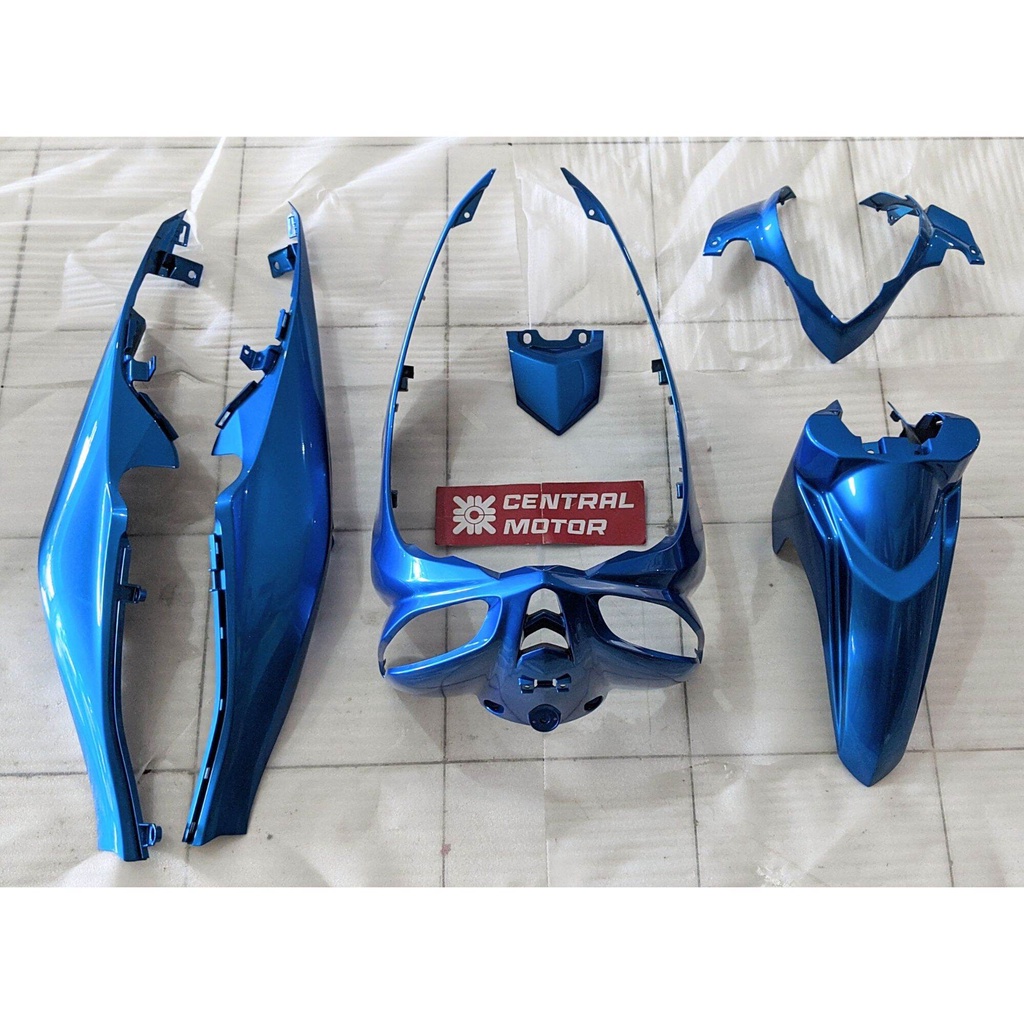PAKET BODY SET FULL HALUS JUPITER Z1 BIRU ORIGINAL YAMAHA