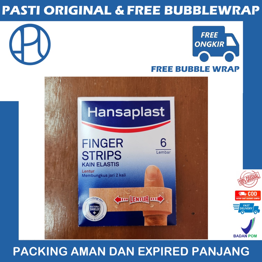 HANSAPLAST FINGERSTRIP ISI 6 plester jari luka