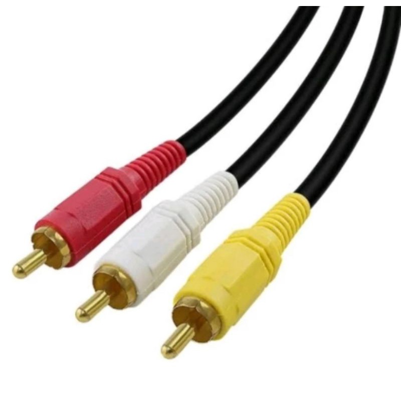 Kabel Audio Video RCA 3 Jalur 20 Meter