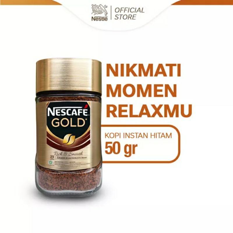 

KOPI INSTAN Nescafe GOLD Jar [50 Gr]