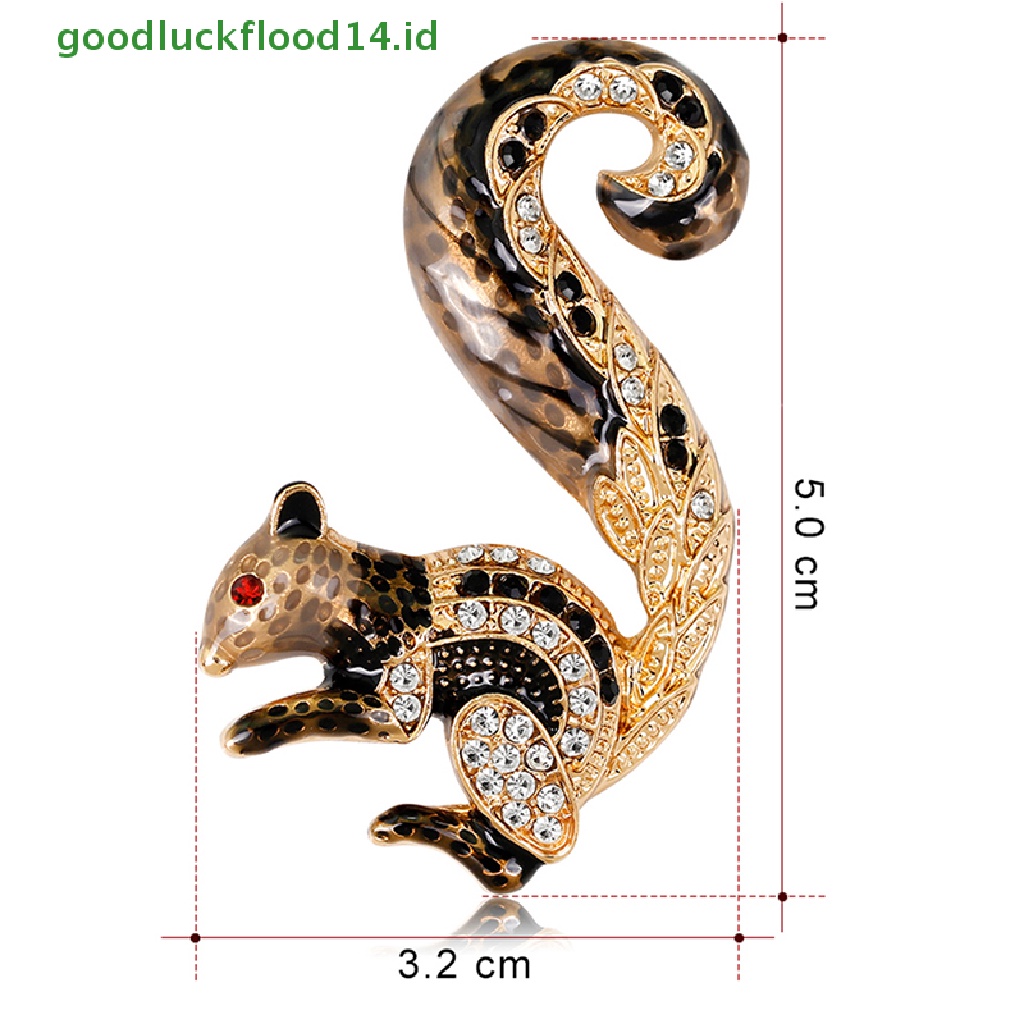 [GOOGFOUR] Kartun Tupai Hewan Bros Pin Perjamuan Pernikahan Bros Hadiah Wanita Perhiasan [TOP]