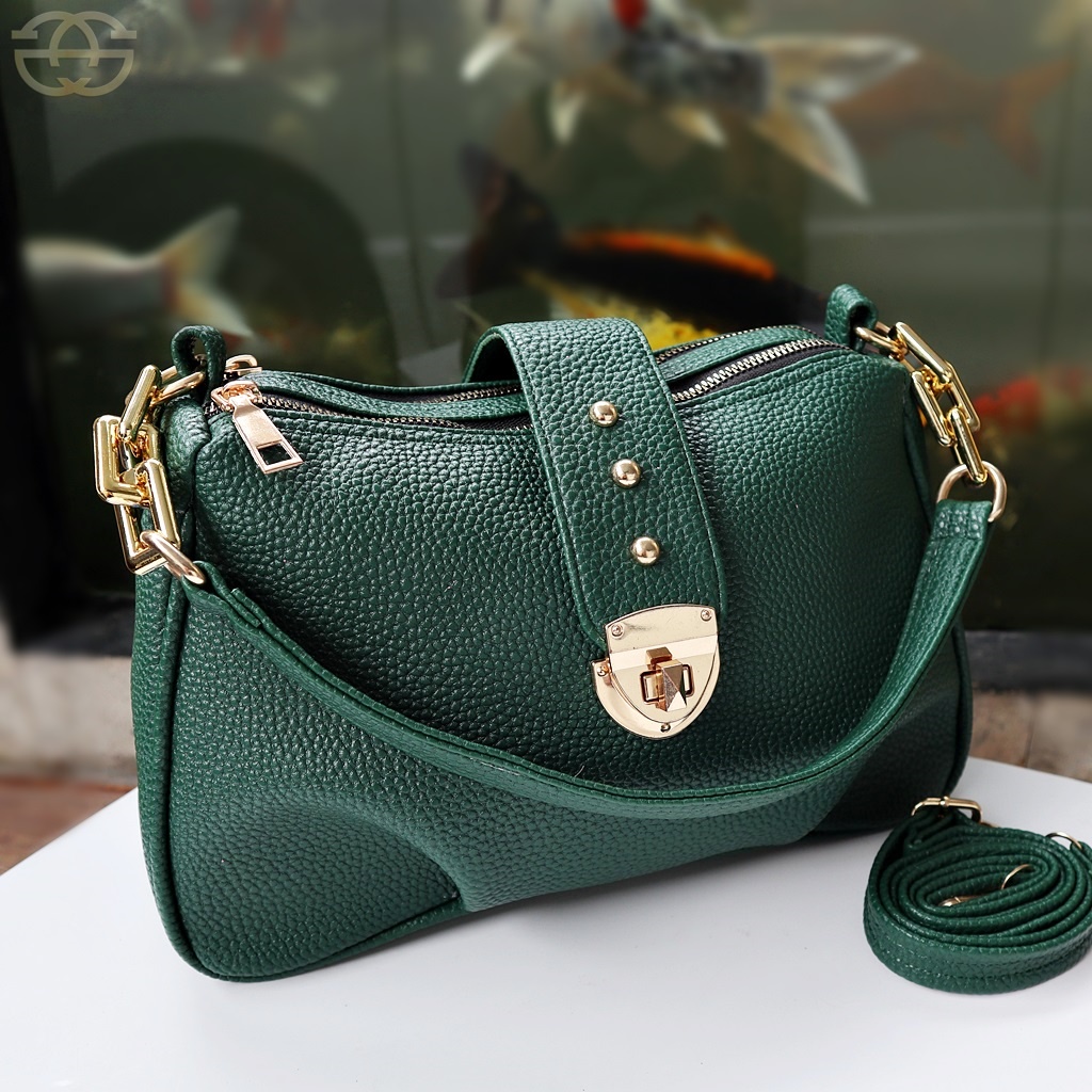 Akaci Tas selempang wanita kunci putar sling bag korea termurah AK 01-6830