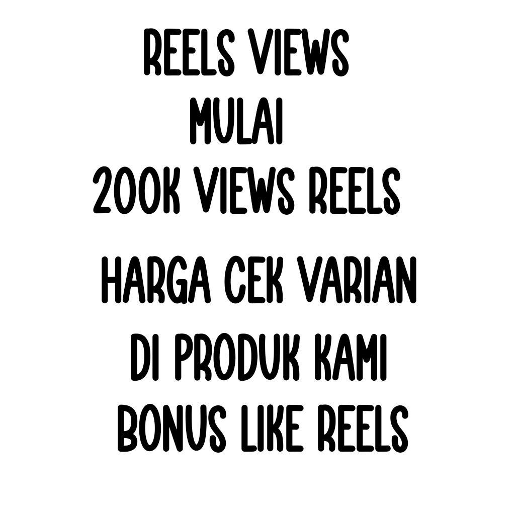 Views Reels IG MURAH DAN CEPAT