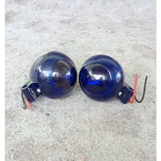lampu Chopper lampu motor custom lampu mini motor custom foglamp antik foglamp kecil foglamp biru la